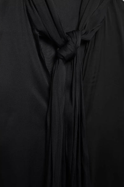 Stijlvolle Effen Top – Vrouwelijke Strik & Strak Design