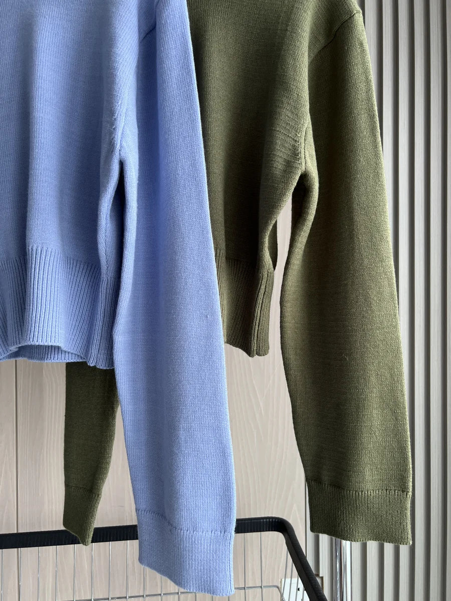Losse Mouwen Gebreide Trui – Moderne Chic
