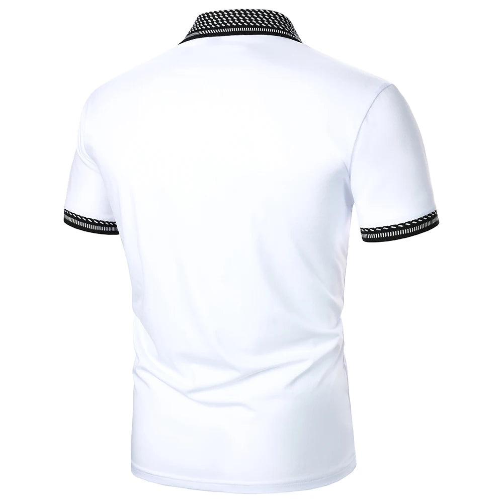 Herenpolo Urban Effen Kleur