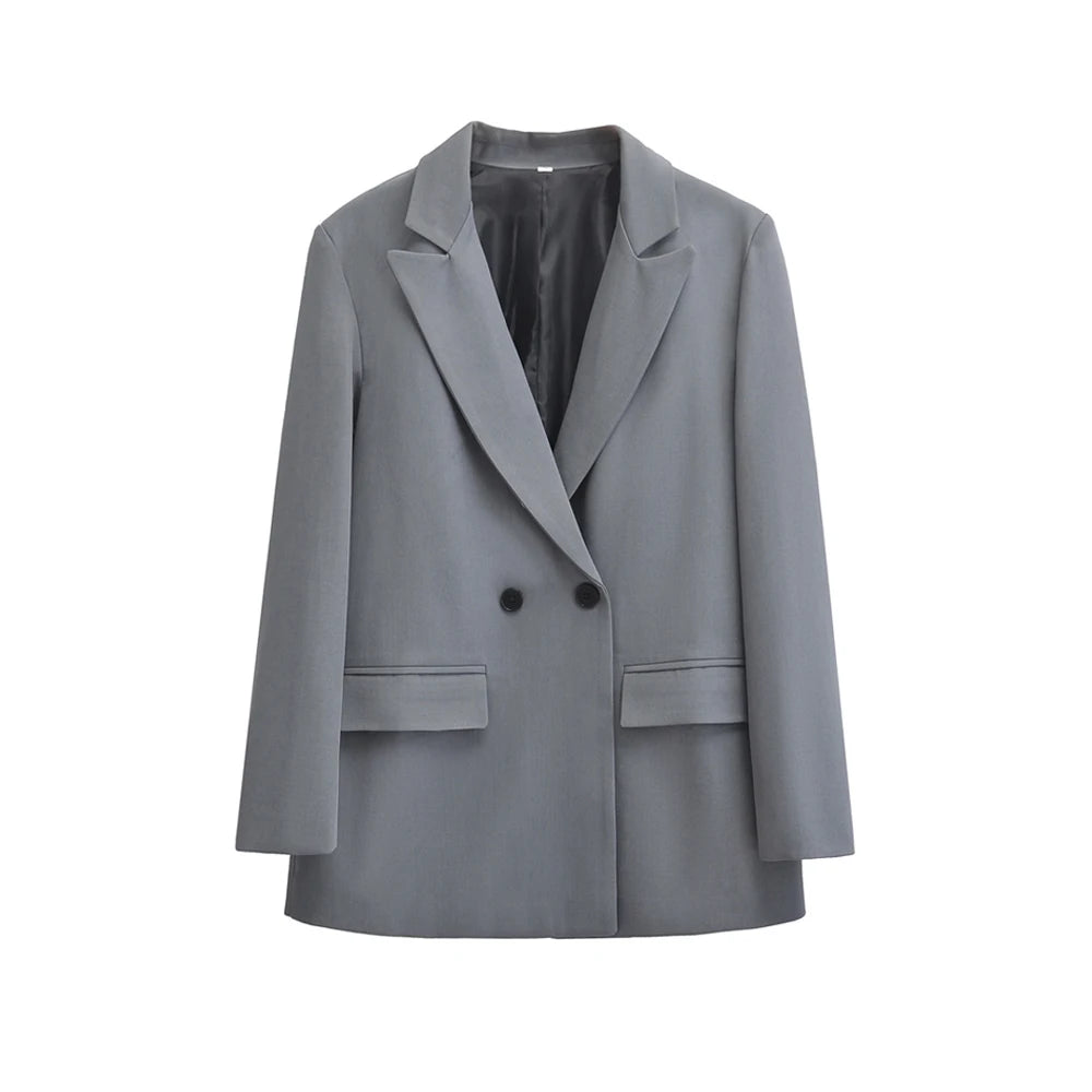 Getailleerde Geplooide Blazer