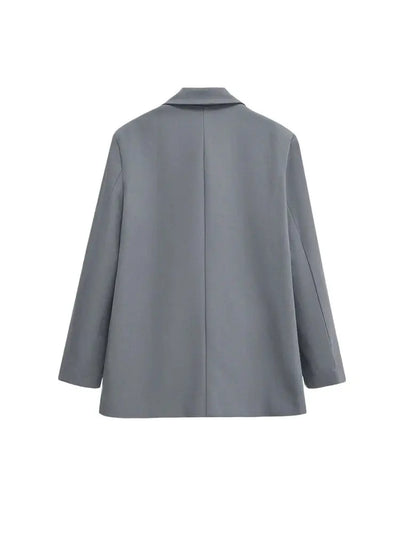 Getailleerde Geplooide Blazer