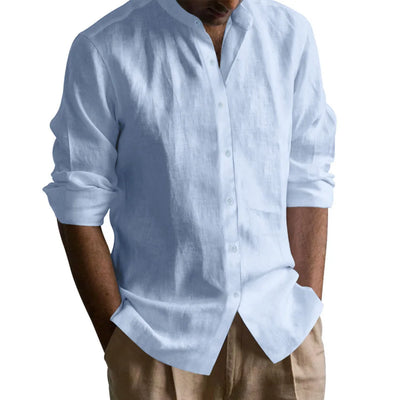 Moderne Effen Henley – Minimalistisch & Trendy