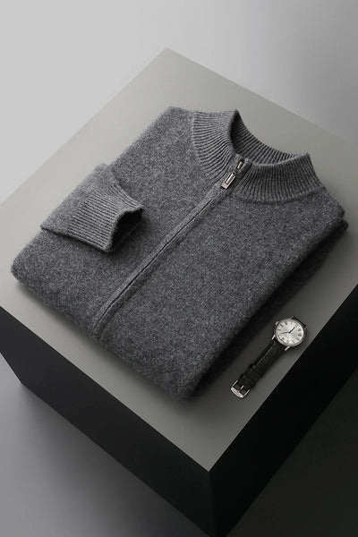 Cardigan met Opstaande Kraag – Strak & Warm