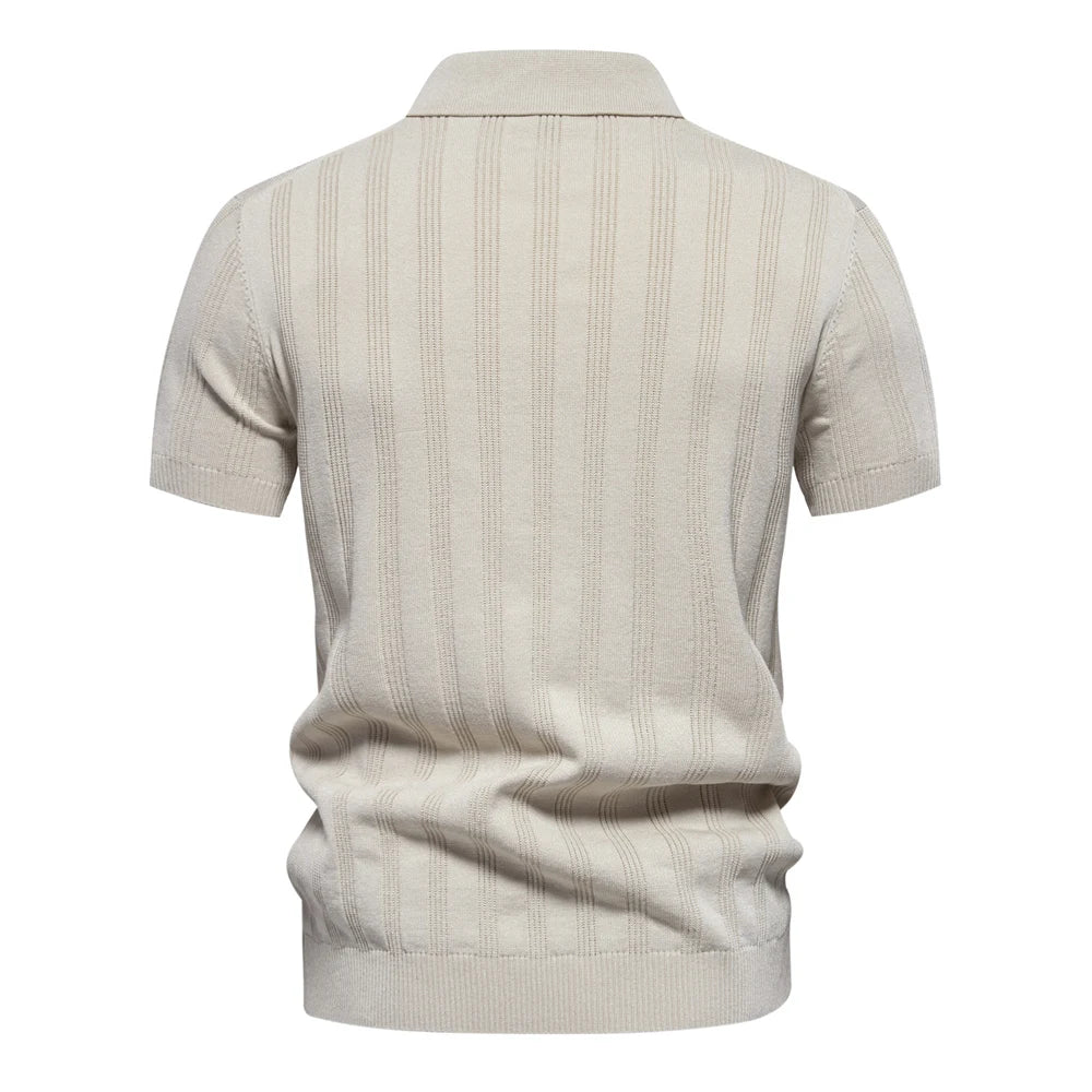 Moderne Geribde Polo – Moeiteloos Coole Look