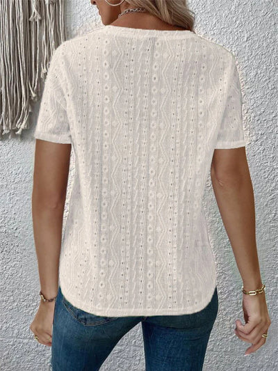 Effen Korte Mouw Top – Minimalistische Streetwear