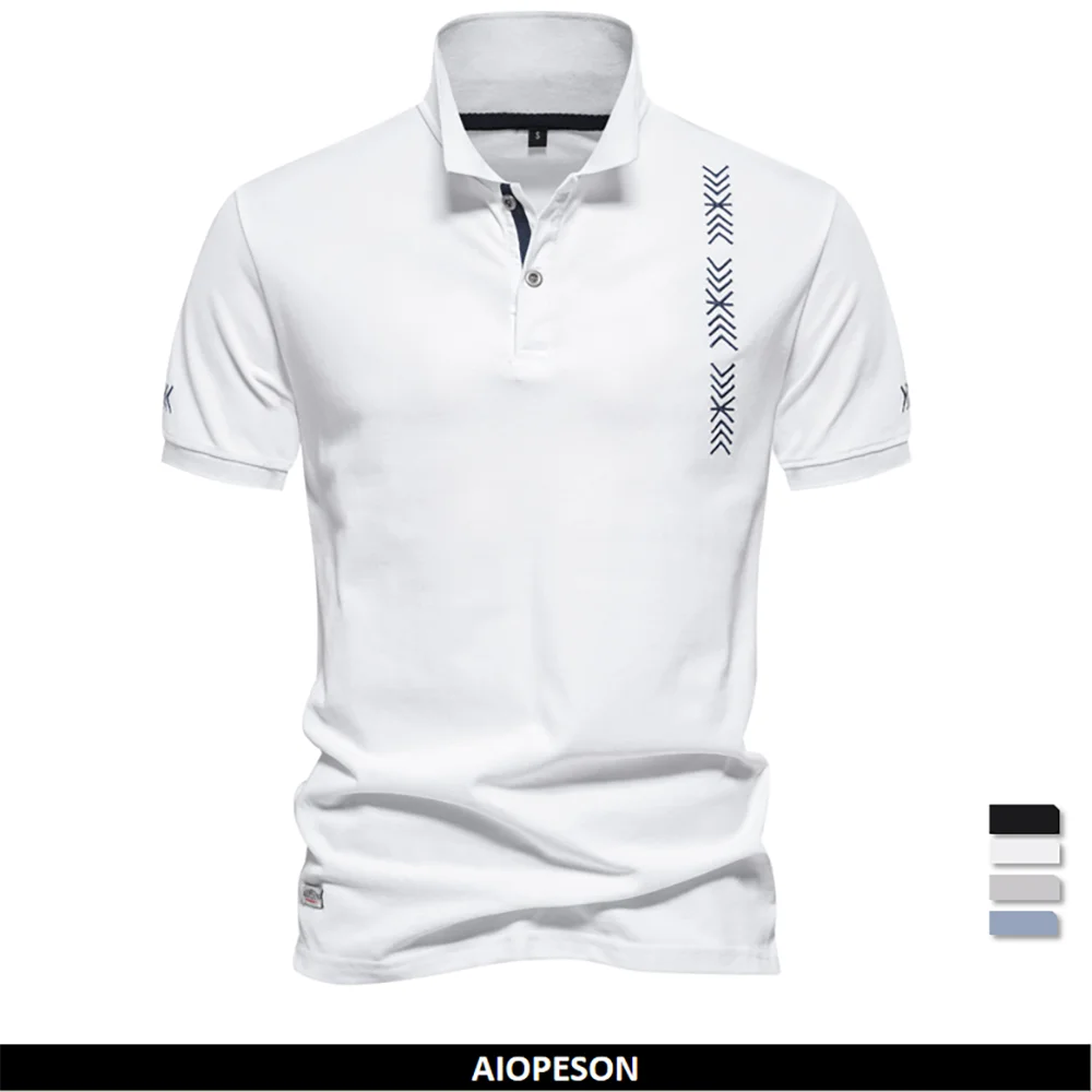 Modern Fit Polo – Korte Mouw met Kenmerkende Stijl