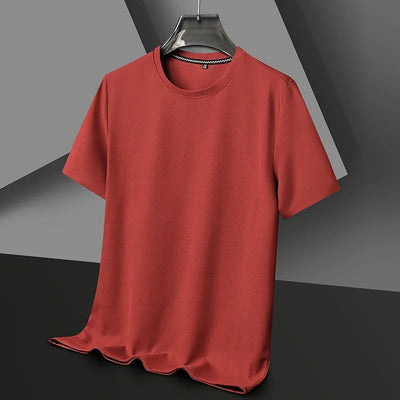 Stijlvol T-Shirt met Ronde Hals – Zomerse Comfort Pasvorm