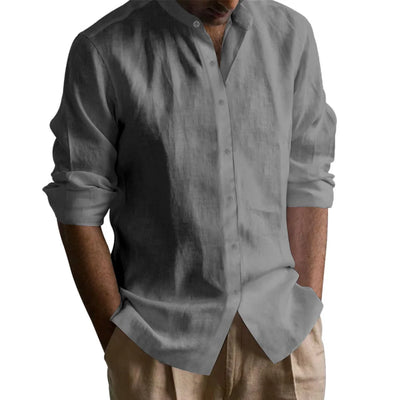 Moderne Effen Henley – Minimalistisch & Trendy
