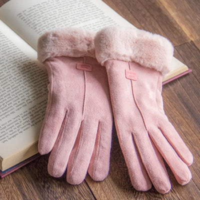 Knusse Winterhandschoenen kleur Roze