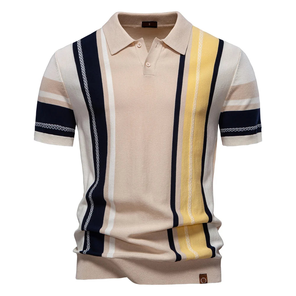 Contrastpaneel Polo – Sportieve Elegant