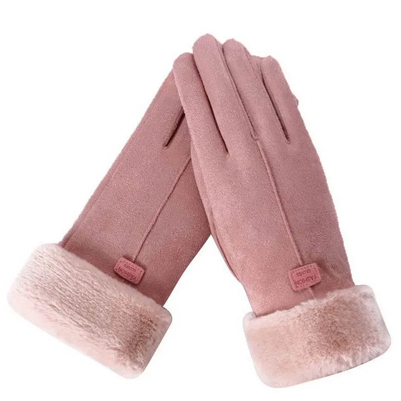 Knusse Winterhandschoenen kleur Roze