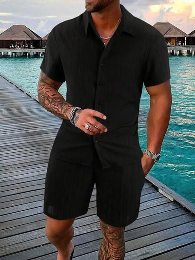 Stijlvolle Zomerset voor Heren – Effen Resortlook