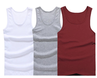 Trendy Mouwloze Onderhemden – 3-Pack Sportshirts