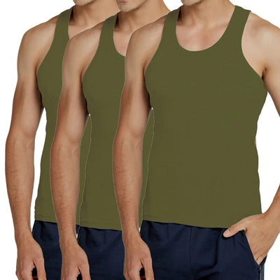 Trendy Mouwloze Onderhemden – 3-Pack Sportshirts
