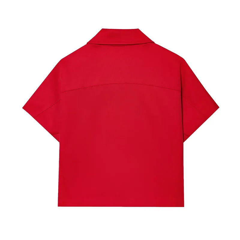 Chique Kort Jasje – Ritsdetail & Trendy Pasvorm