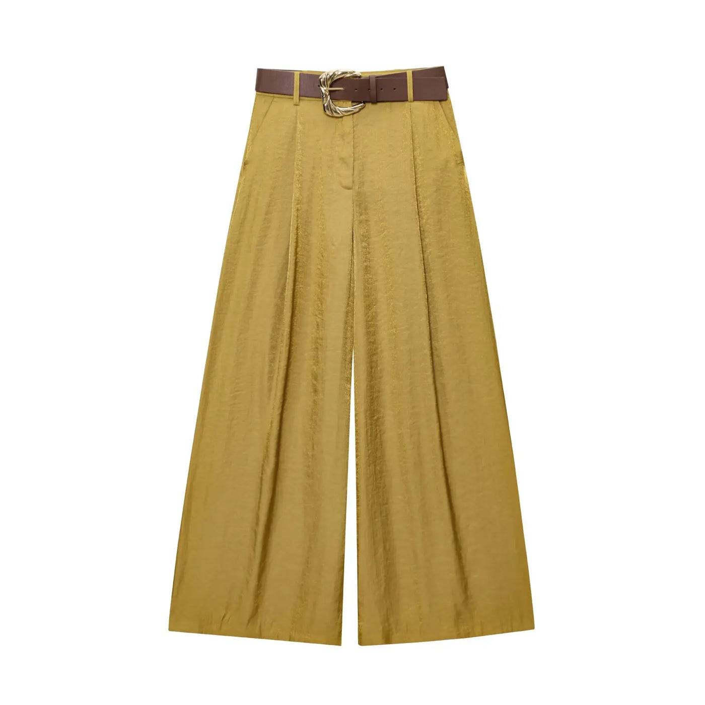 Effen Wide-Leg Broek – Trendy & Verfijnd