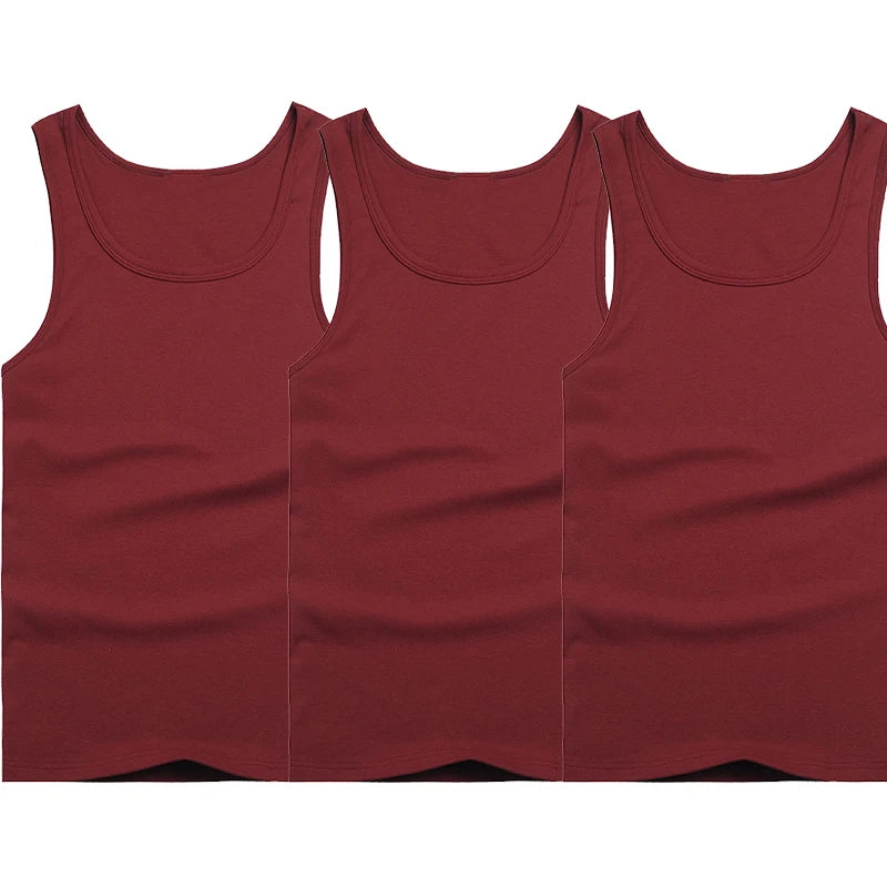 Trendy Mouwloze Onderhemden – 3-Pack Sportshirts