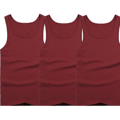 Trendy Mouwloze Onderhemden – 3-Pack Sportshirts