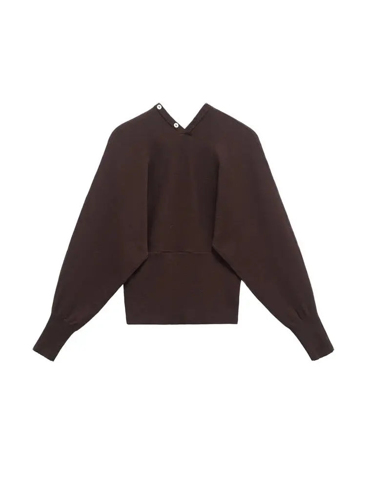 Strakke Gebreide V-Hals Cardigan – Minimalistisch Design, Tijdloze Uitstraling