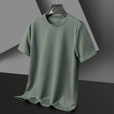 Stijlvol T-Shirt met Ronde Hals – Zomerse Comfort Pasvorm