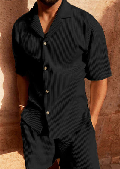 Heren Corduroy Zomerset – Shirt & Korte Broek
