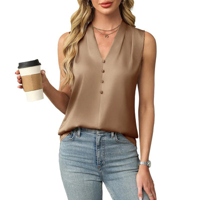 Trendy Mouwloos Topje – Casual & Verfijnd