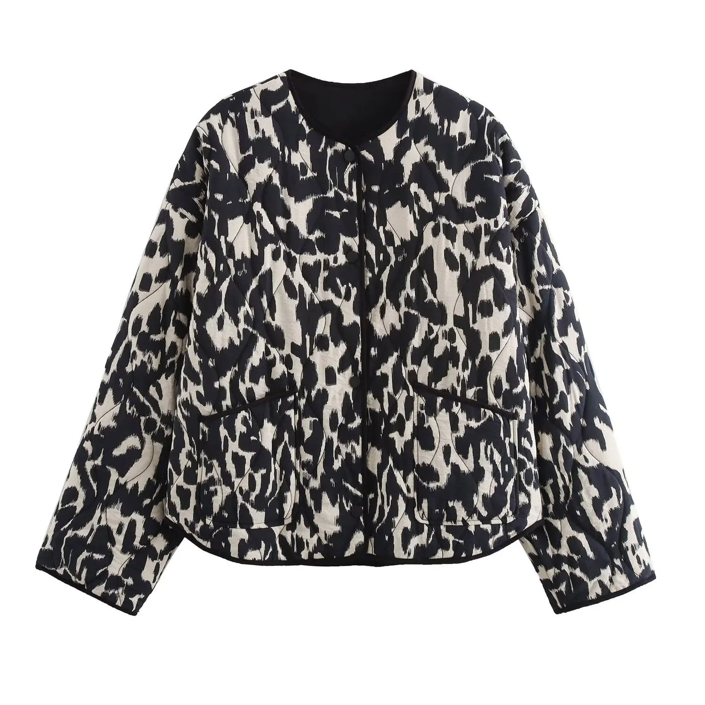 Herfst Statement Jas – Elegante Rand
