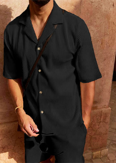 Heren Corduroy Zomerset – Shirt & Korte Broek
