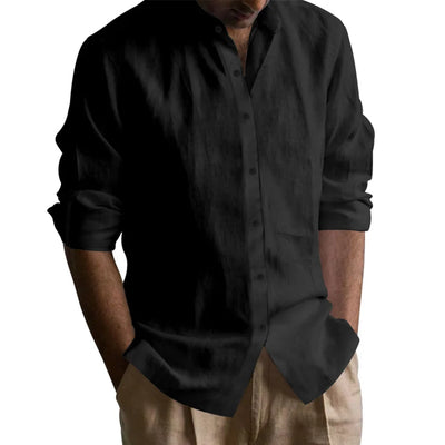 Moderne Effen Henley – Minimalistisch & Trendy