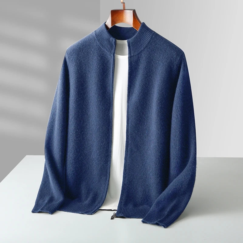 Cardigan met Opstaande Kraag – Strak & Warm