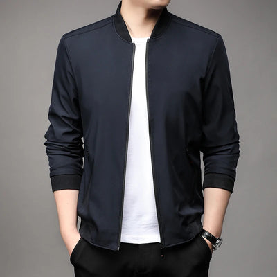 Heren Casual Jas – Moderne Voorjaarsstijl