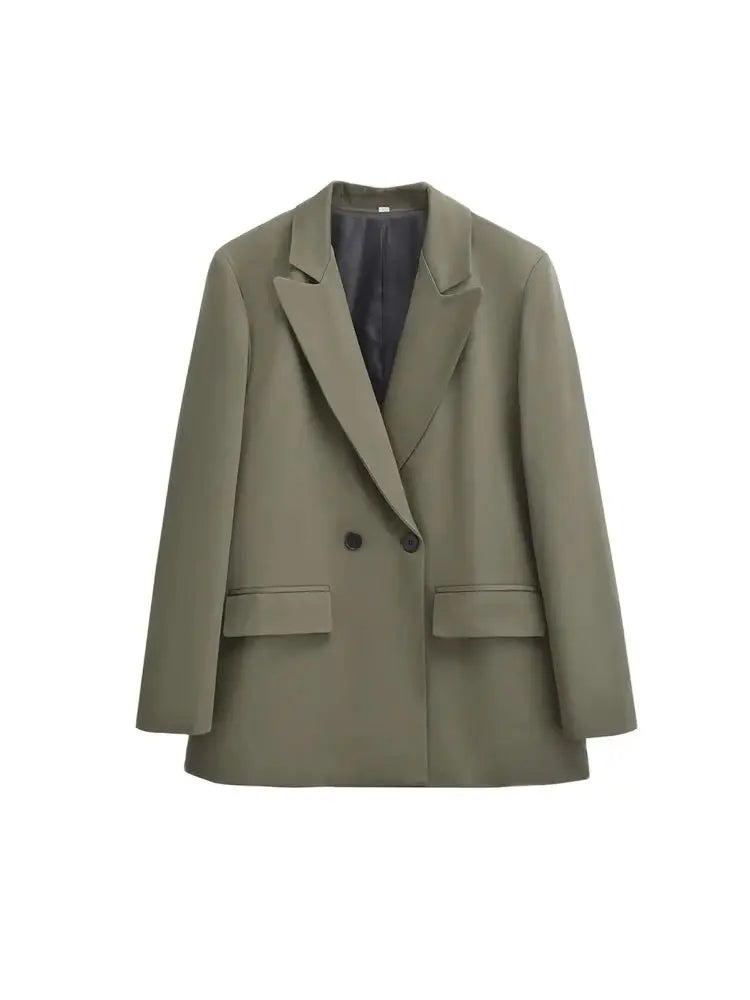 Getailleerde Geplooide Blazer