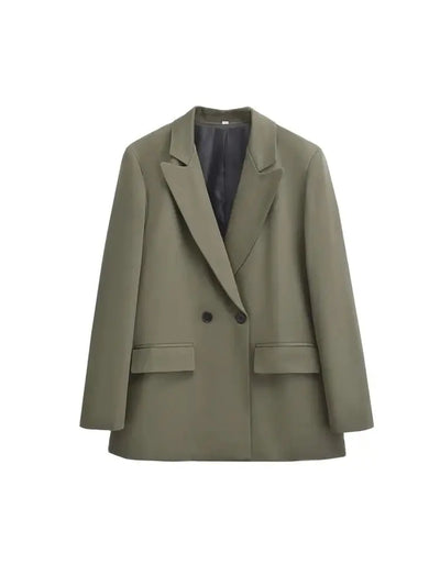Getailleerde Geplooide Blazer