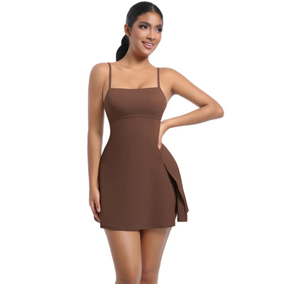 Sportieve Rok-Jumpsuit – Slanke Pasvorm voor Actieve Vrouwen
