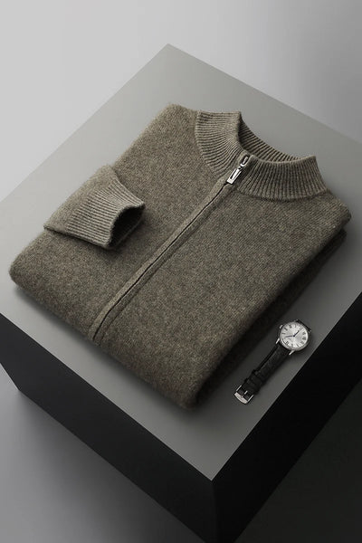 Cardigan met Opstaande Kraag – Strak & Warm