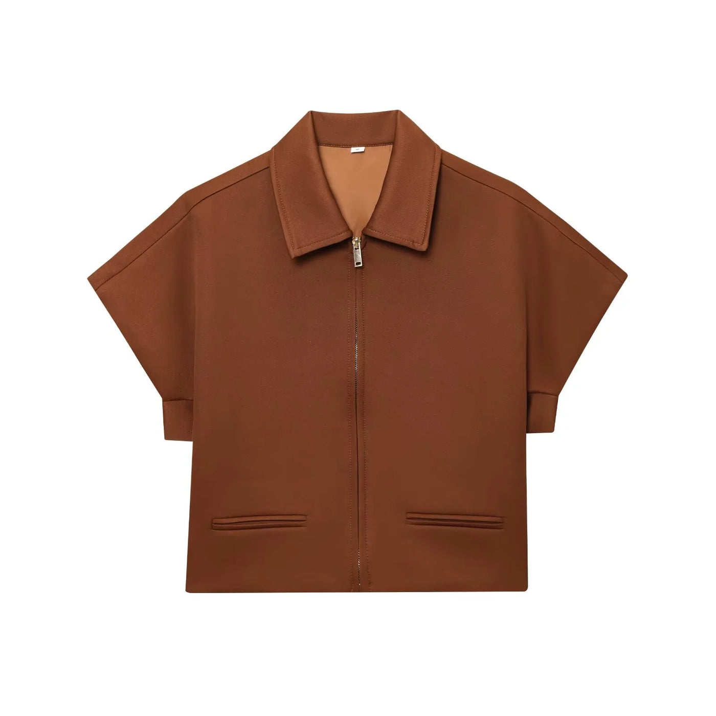 Chique Kort Jasje – Ritsdetail & Trendy Pasvorm