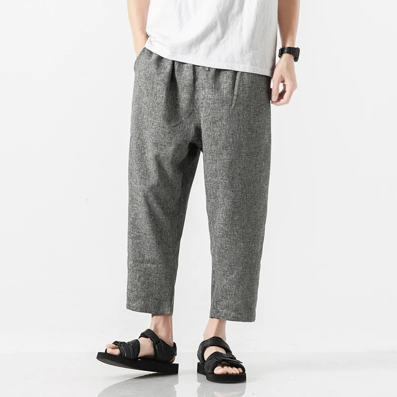 Trendy Herenbroek met Enkellengte – Ademend & Modern Design