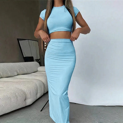 Stijlvolle High-Waist Rokset – Moeiteloos Cool