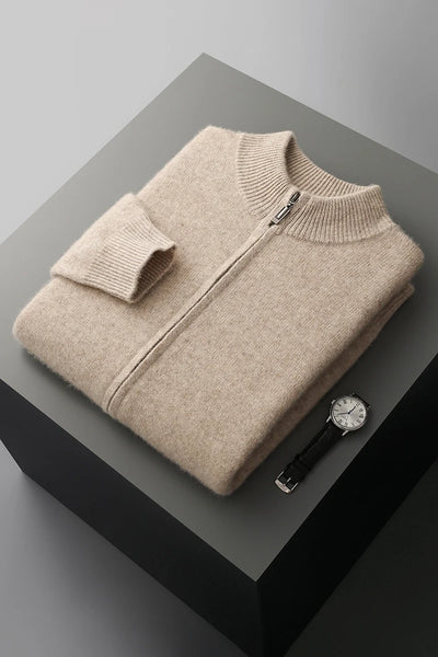 Cardigan met Opstaande Kraag – Strak & Warm