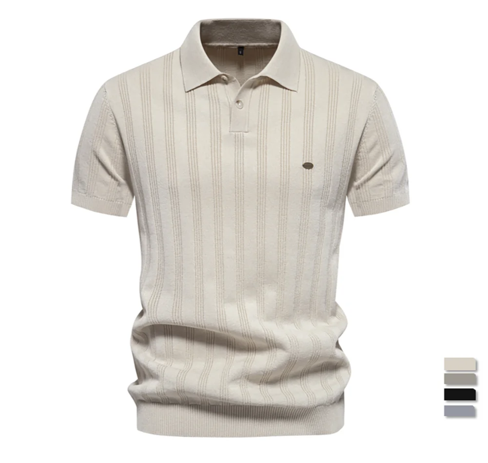 Moderne Geribde Polo – Moeiteloos Coole Look